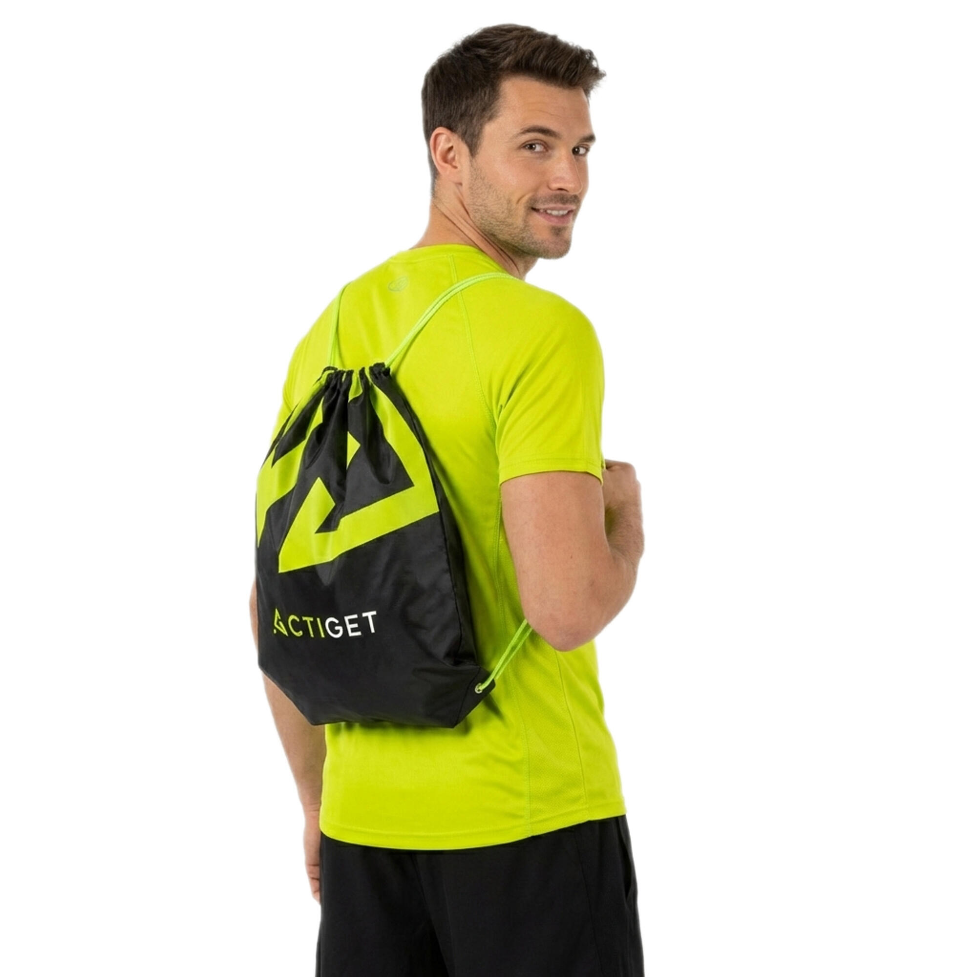 Worek plecak na buty odzież sportową torba ze ściągaczem na trening 20 L 5/5