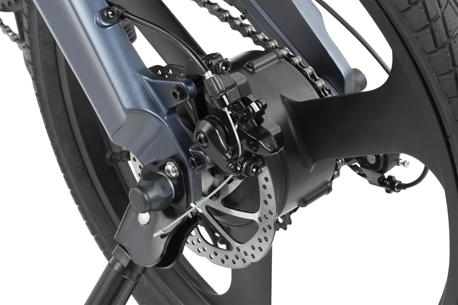 Vélo électrique pliant DYU T1, compact et urbain, 20 pouces 7/7