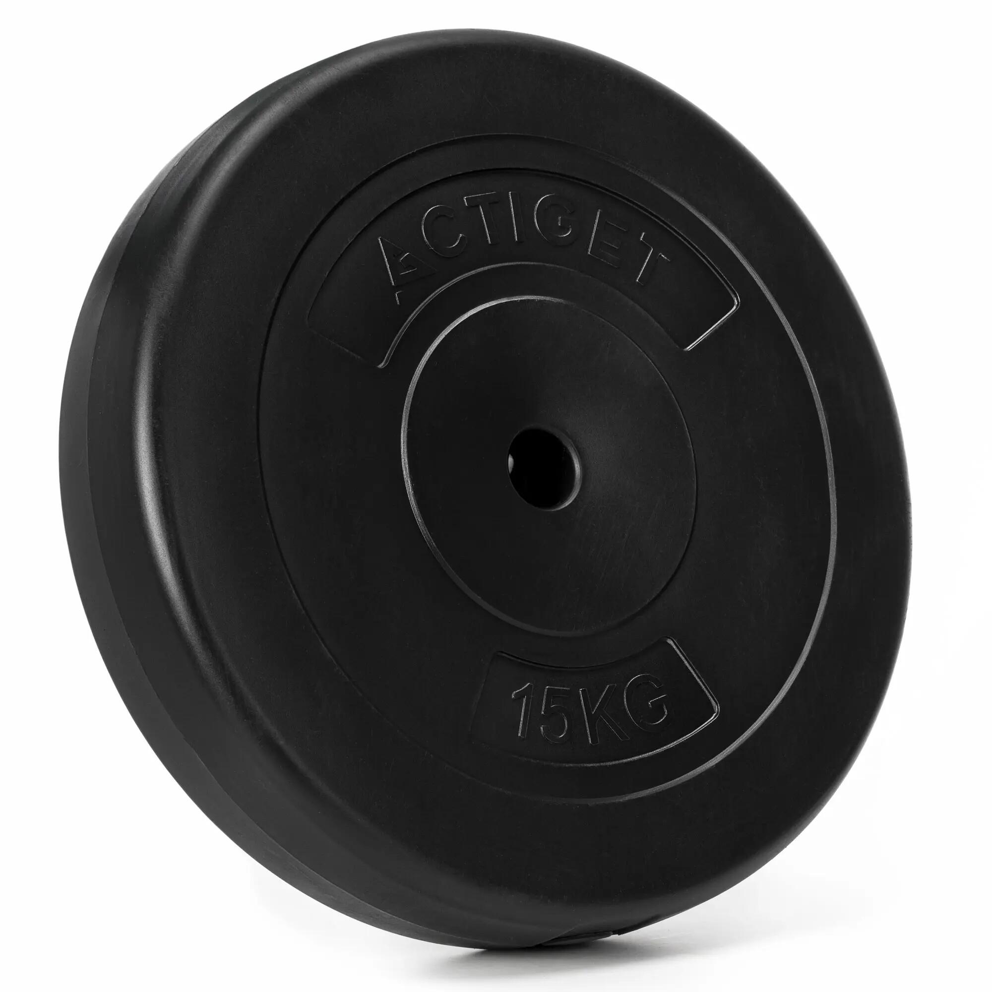 Obciążenie bitumiczne Actiget 15 kg talerz kompozytowy do sztangi hantli 31 mm 4/4