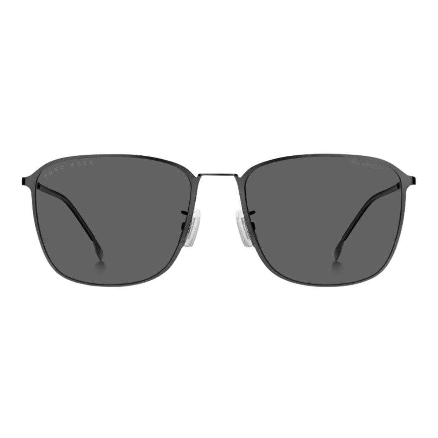 Mens BOSS1405FSK 0R80 M9 Polarised Sunglasses (Dark Ruthenium/Grey) 2/2