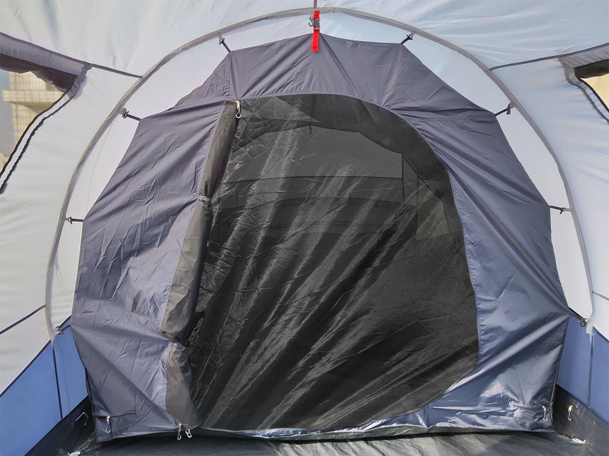 Tente tunnel Helgver 4 Sleeper - 4 personnes - grande avancée - cabine sombre 5/7