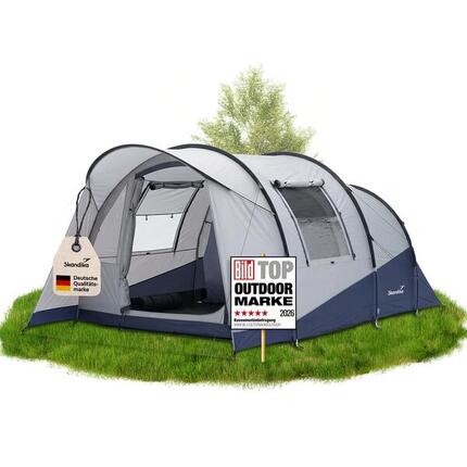 Tunneltent Helgver 4 Sleeper – 4 personen – grote voortent – donkere slaapcabine