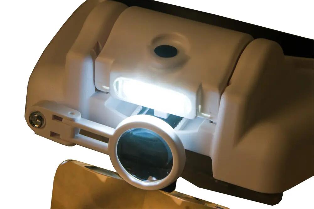 Unisex - Stirnlupe - wechselbare Linsen, led - H7 - schwarz 7/15