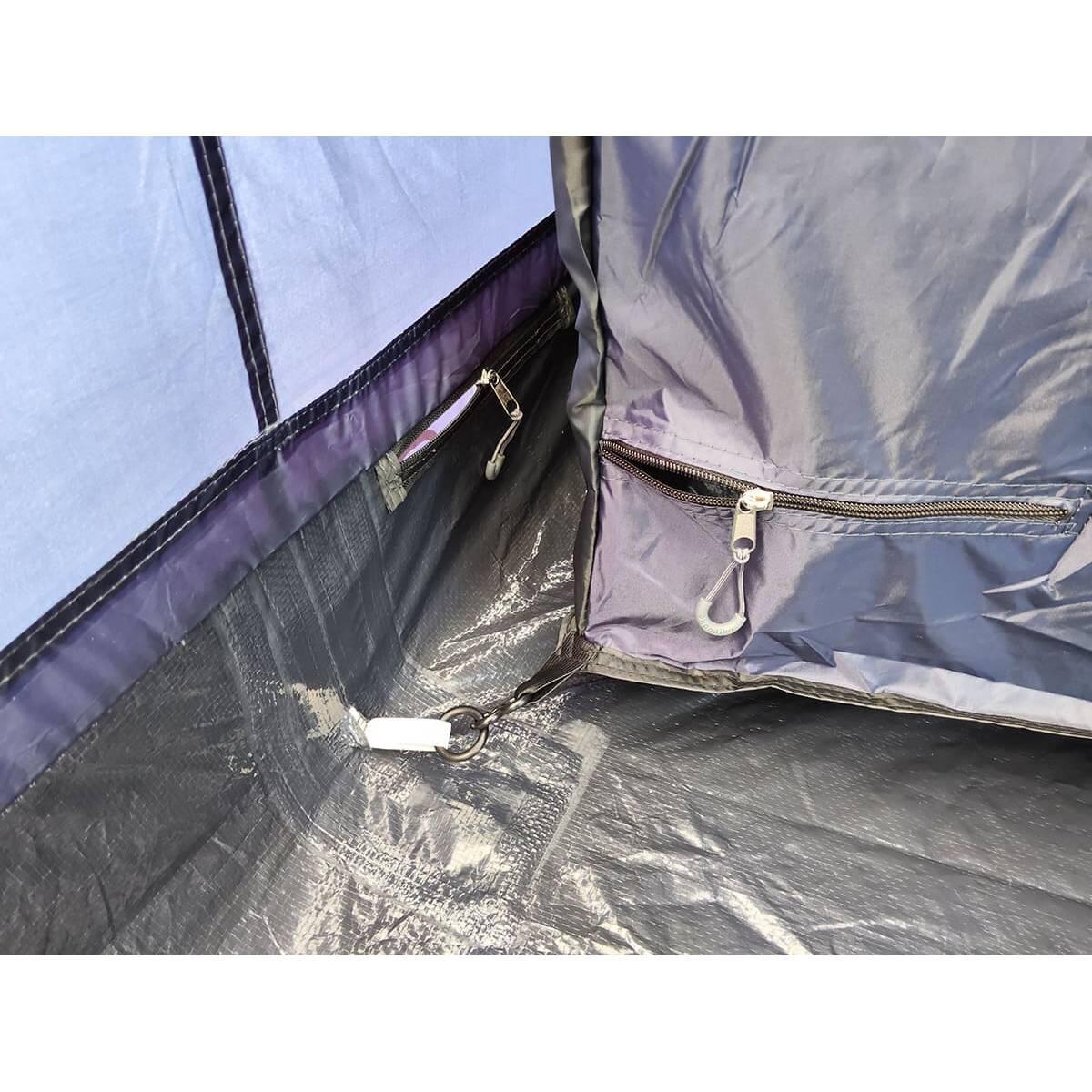 Tente tunnel Helgver 4 Sleeper - 4 personnes - grande avancée - cabine sombre 6/7