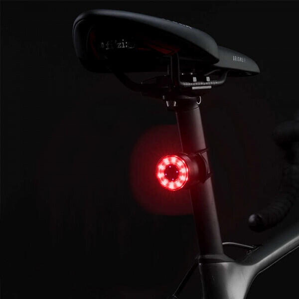 Lampka rowerowa tylna Rockbros Q1 LED USB Kolory RGB na siodło i sztycę 7/7