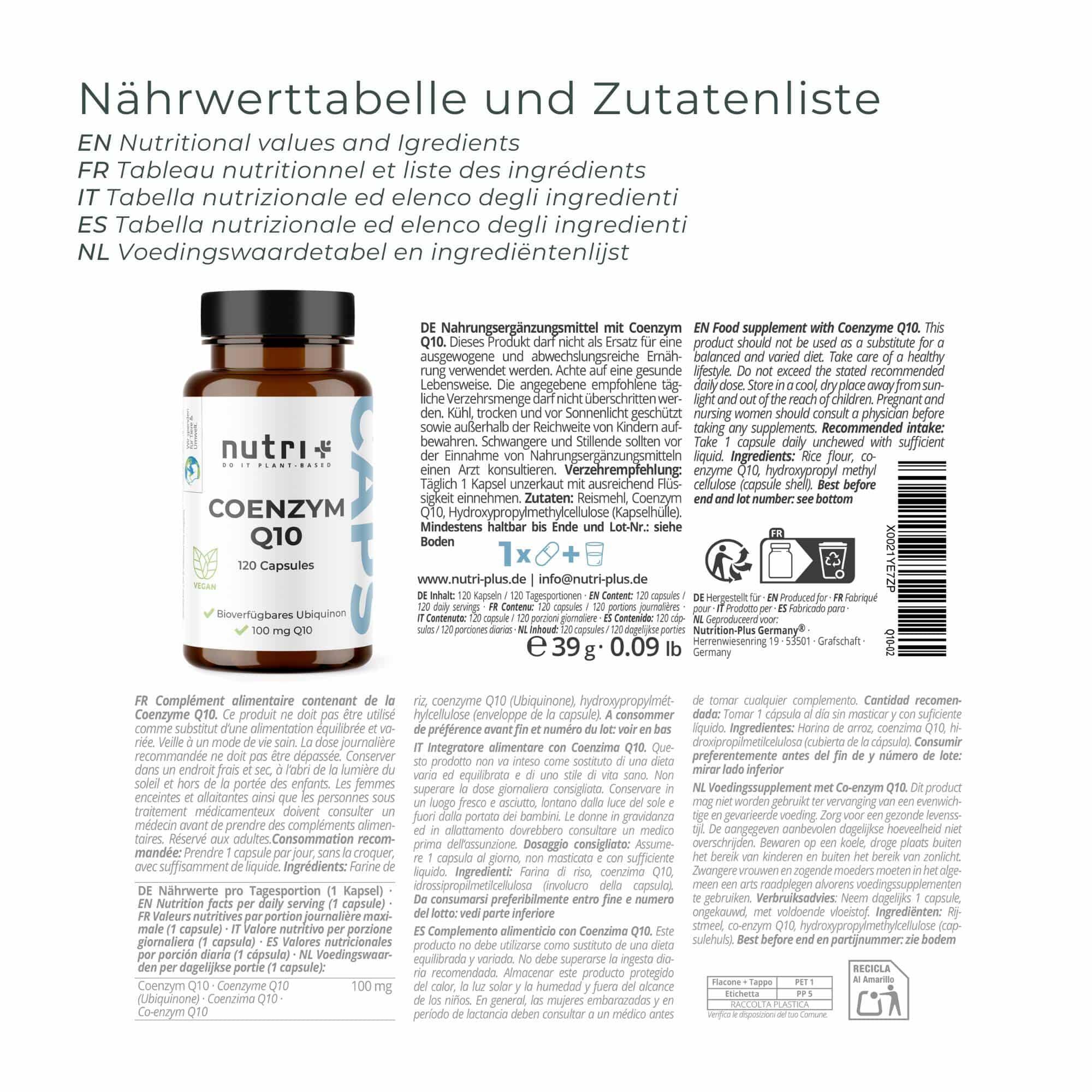 Coenzym Q10 120 Kapseln 2/5