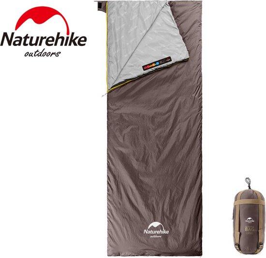 Lichtgewicht Slaapzak Volwassenen 0,76 kg 205x85 cm Comfort 15°C Bruin 1/3
