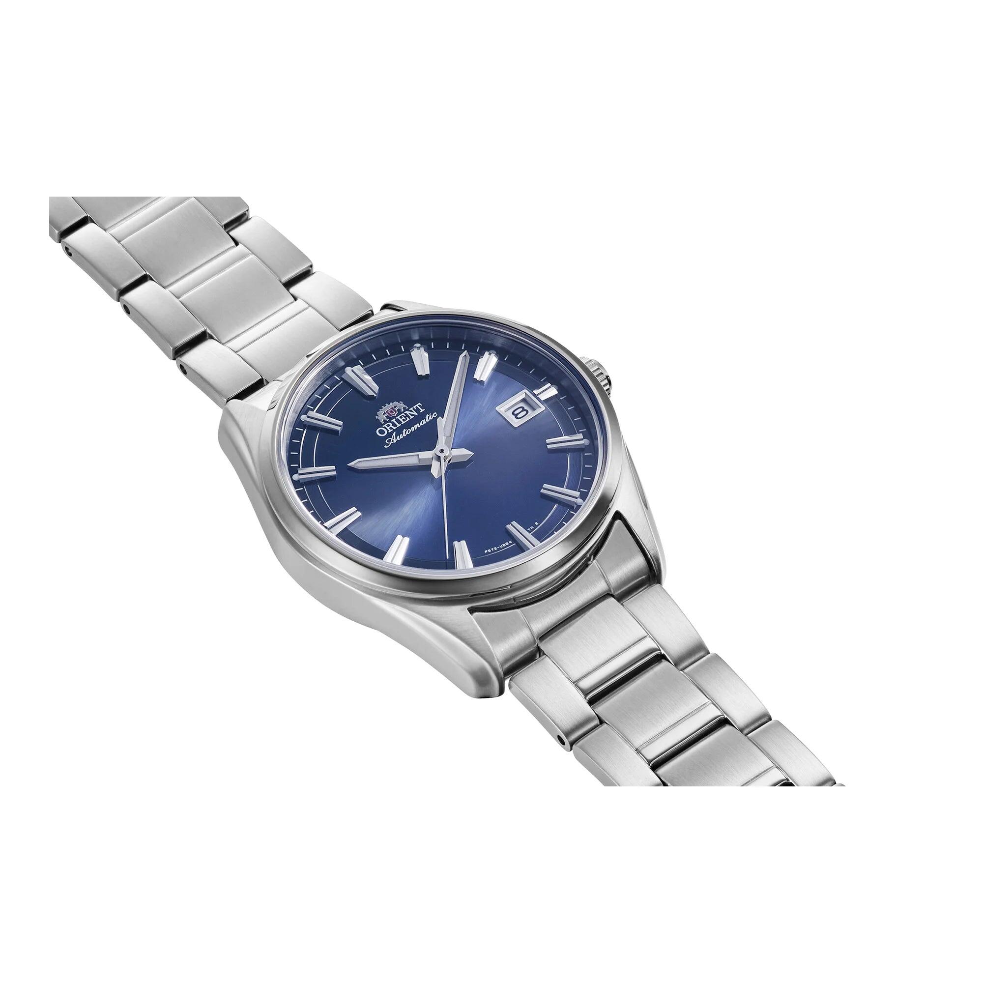 ORIENT Stretto Date RA-AC0R02L Montre Homme Acier Bleu 3/3