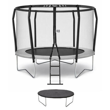 Premium-Trampolin Ø 300cm mit Sicherheitsnetz + Leiter + Abdeckung – Famili 300