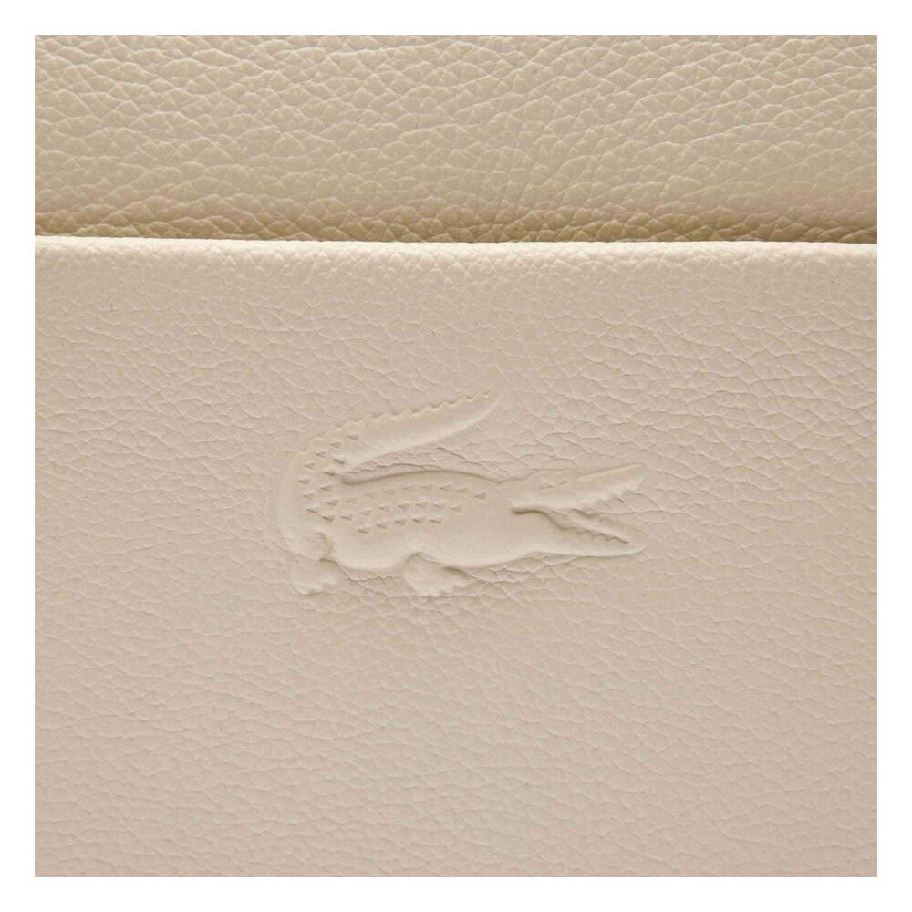 Pelle Borsa A Tracolla Lacoste City Court Bianco 4/4