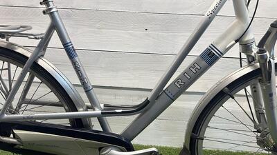Rih stadsfiets 58 cm, metal/grijs