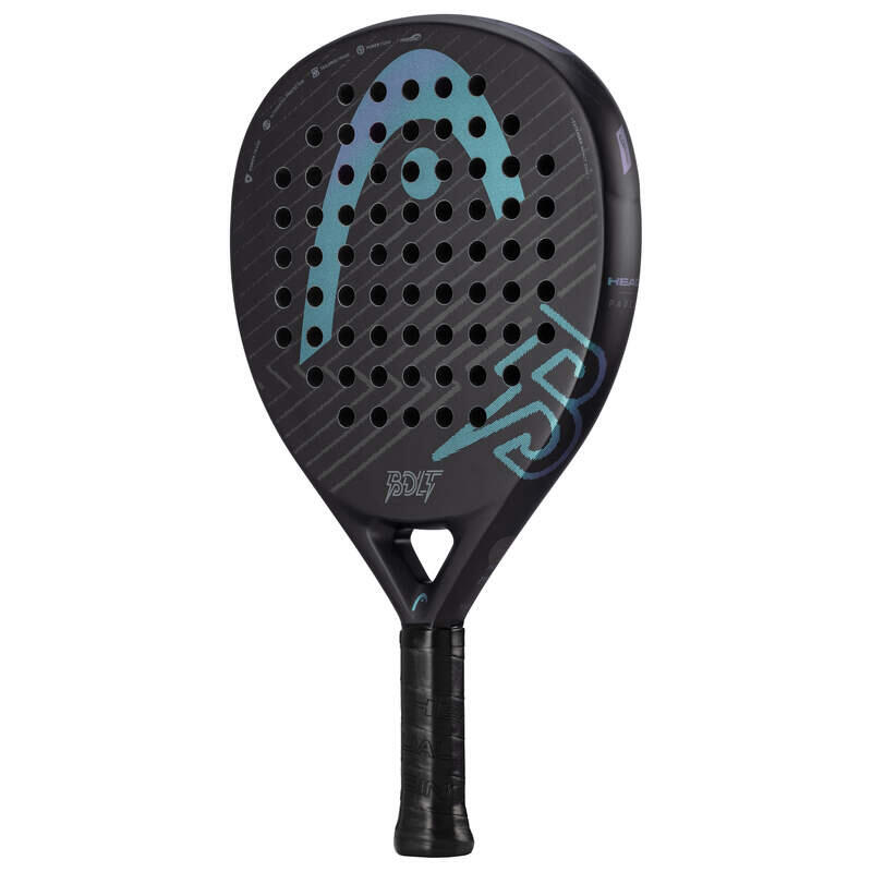 BOULON DE TÊTE 2025 NOIR/IMPRIMÉ + HOUSSE DE RAQUETTE DE PADEL 2/6