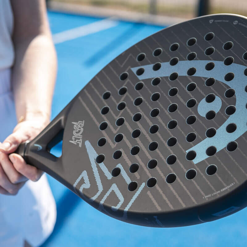 BOULON DE TÊTE 2025 NOIR/IMPRIMÉ + HOUSSE DE RAQUETTE DE PADEL 5/6