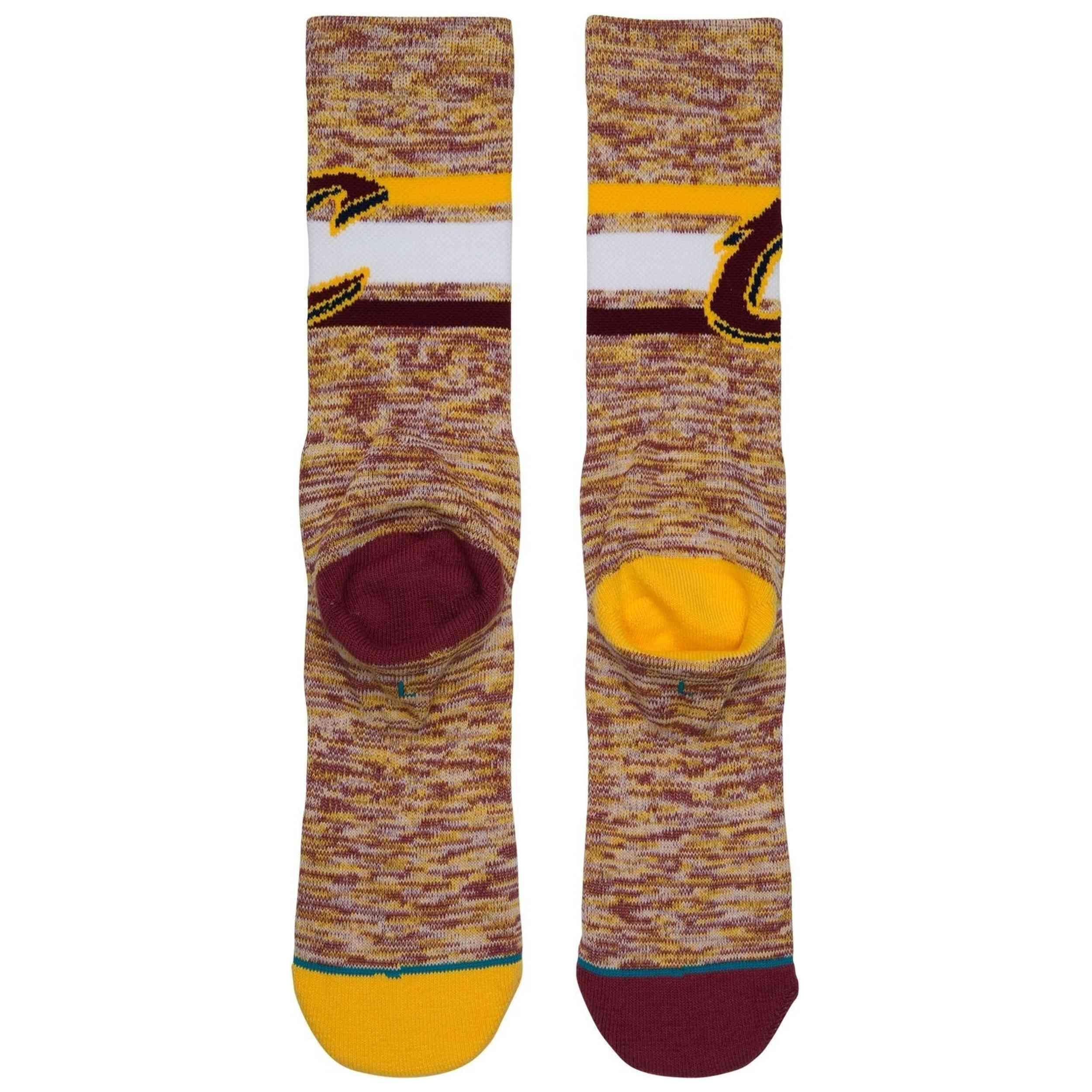Calzini Stance modello NBA Cleveland Cavaliers Melange Crew per unisex 2/3