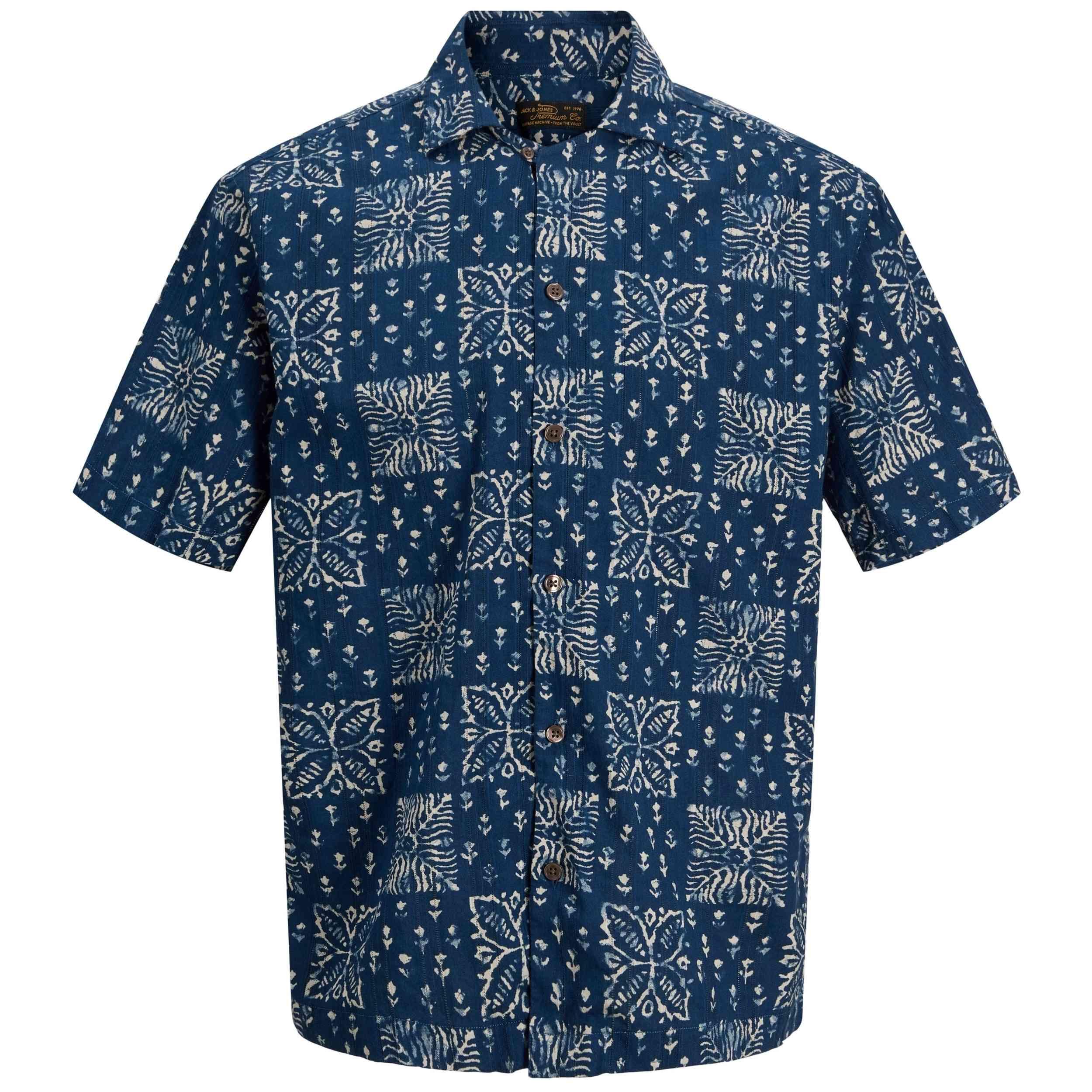 Chemise Jack&jones modèle JPRBLULYON PRINT DOBBY S/S SHI pour homme 3/5