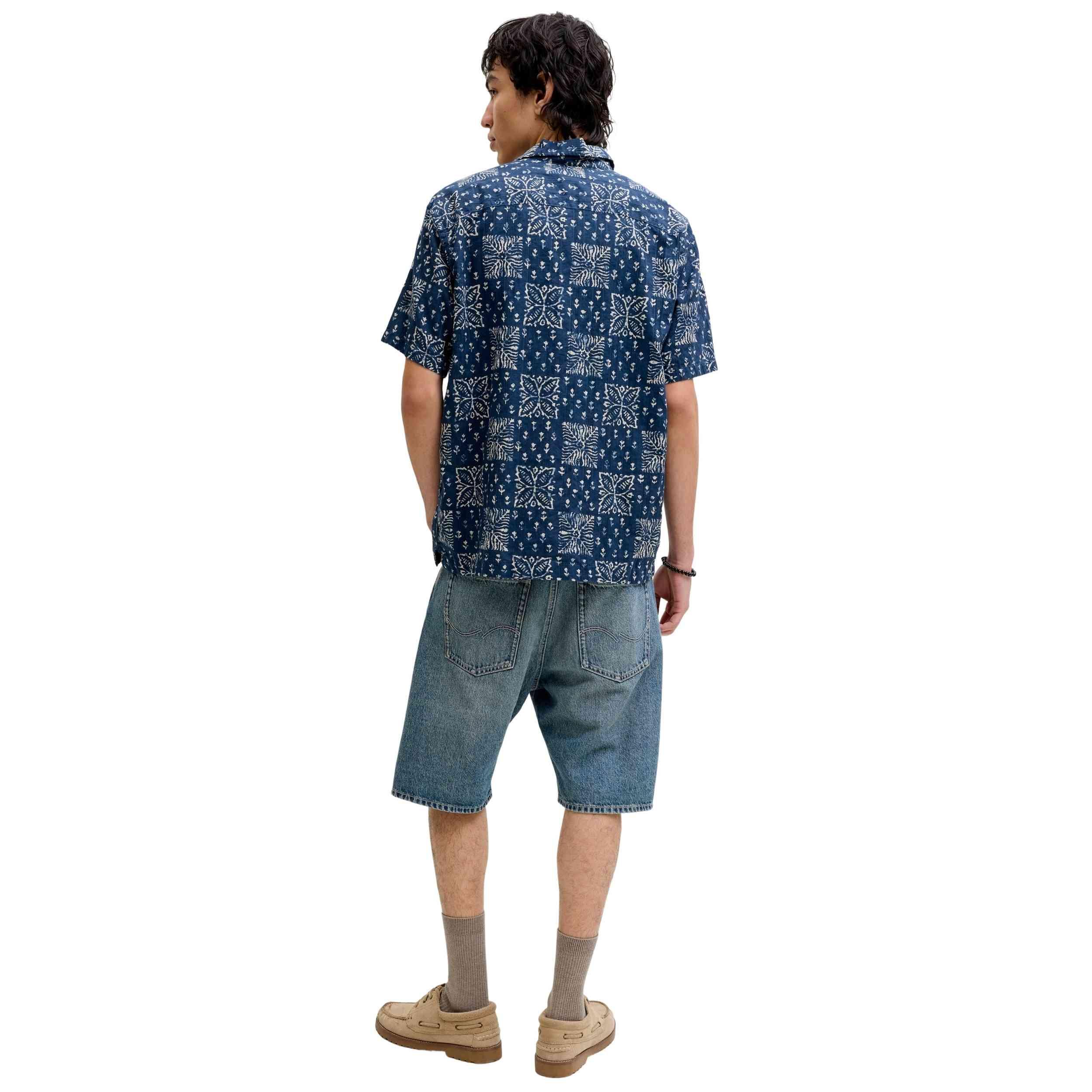 Chemise Jack&jones modèle JPRBLULYON PRINT DOBBY S/S SHI pour homme 2/5
