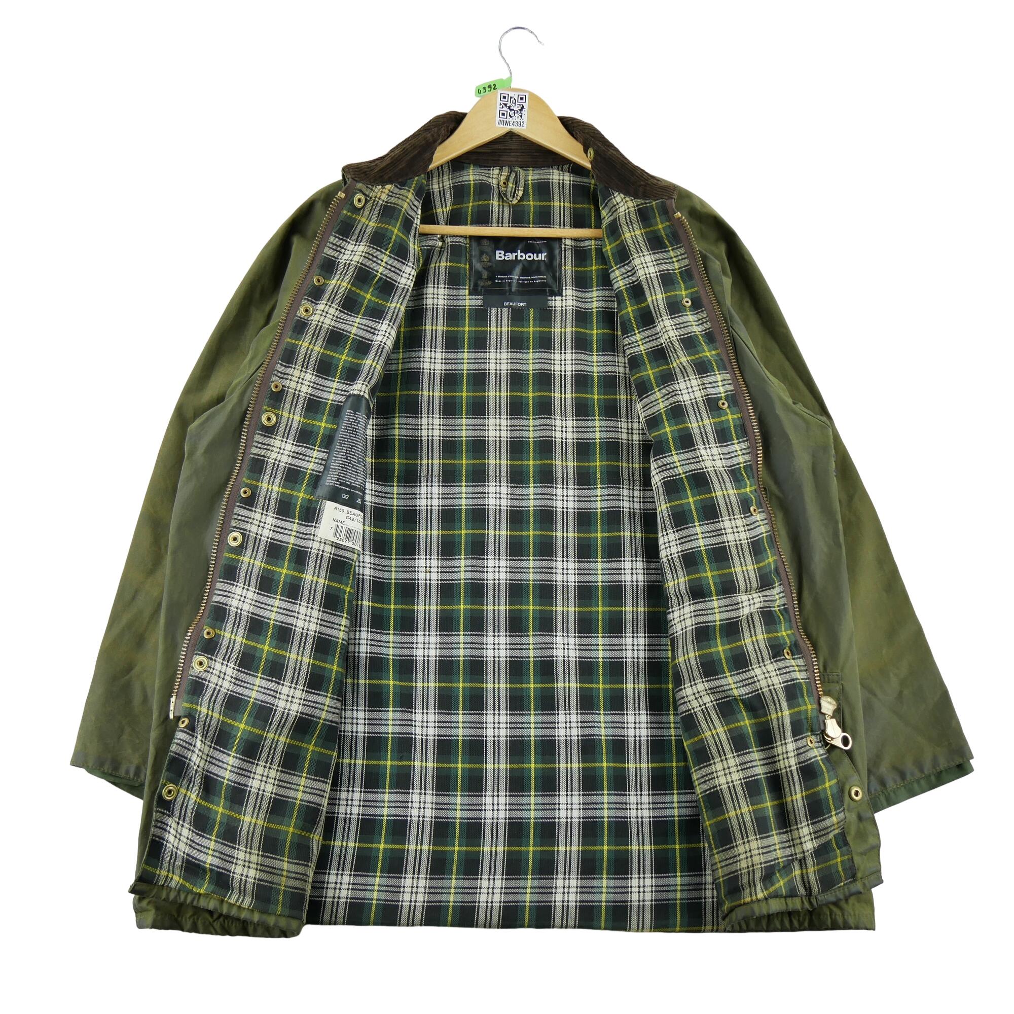 Segunda vida - Parka masculina Barbour Beaufort encerada - Em muito bom estado 3/7