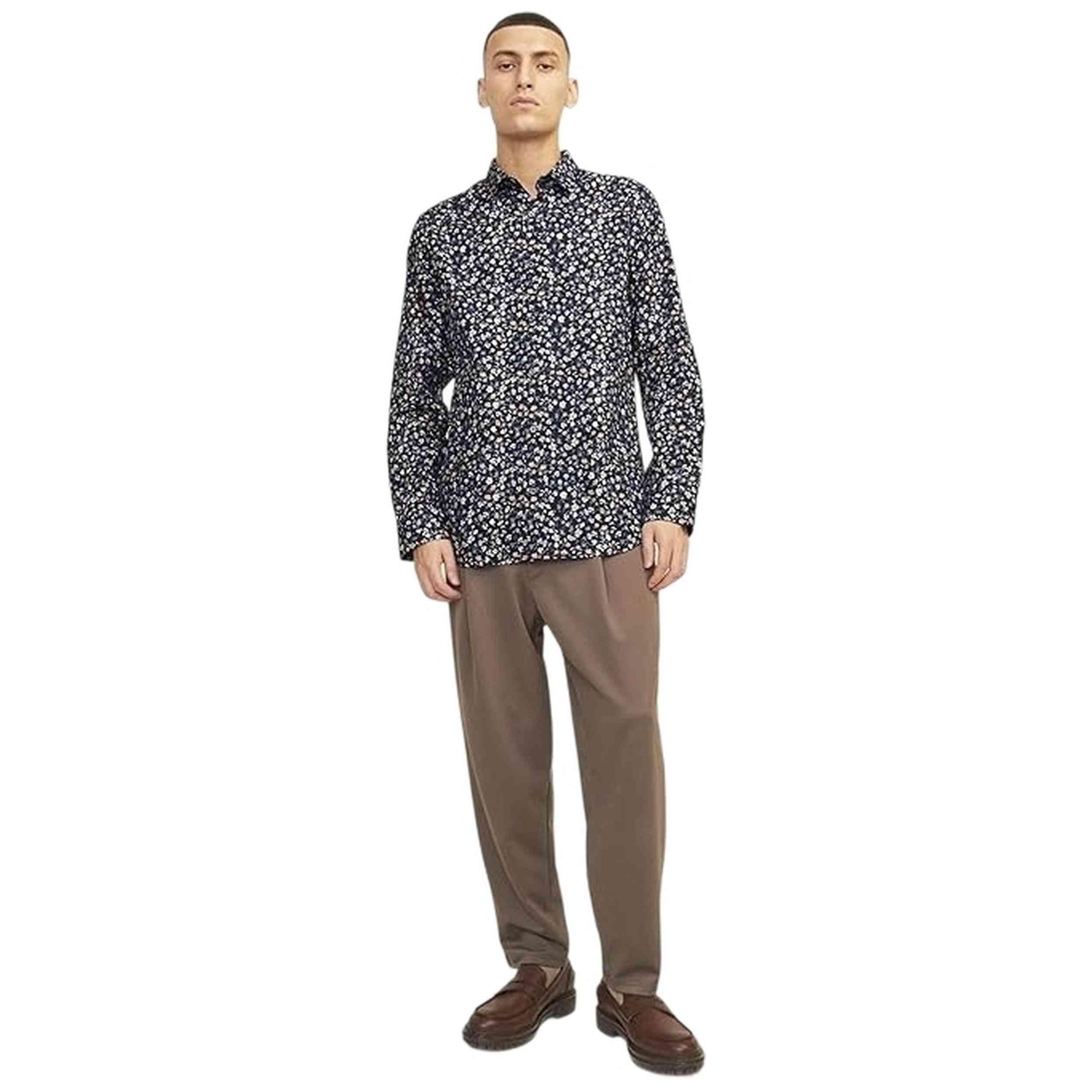 Chemise Jack&jones modèle JPRBLANORDIC PRINT SHIRT L/S S pour homme 4/5