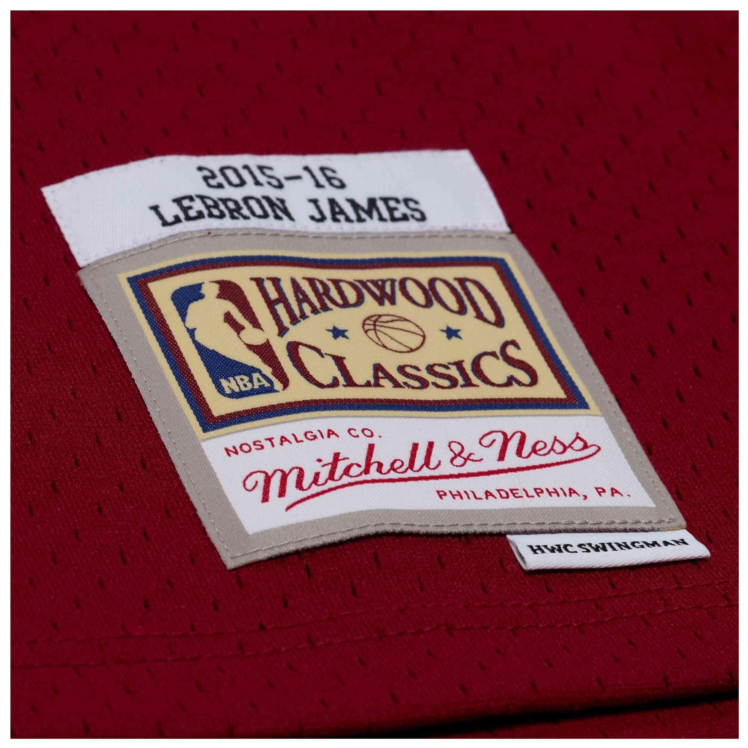 Basketbalshirt Mitchell & ness model Nba Road Swingman Jersey Clevel voor mannen 3/3