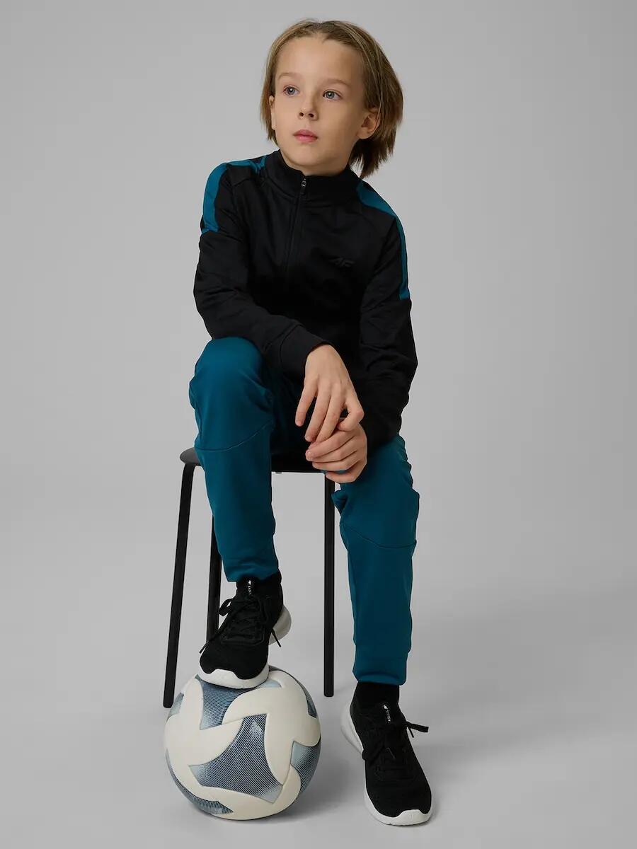 Bluza sportowa regular bez kaptura chłopięca 4F 4FJRSS26TFSWM0991 5/7