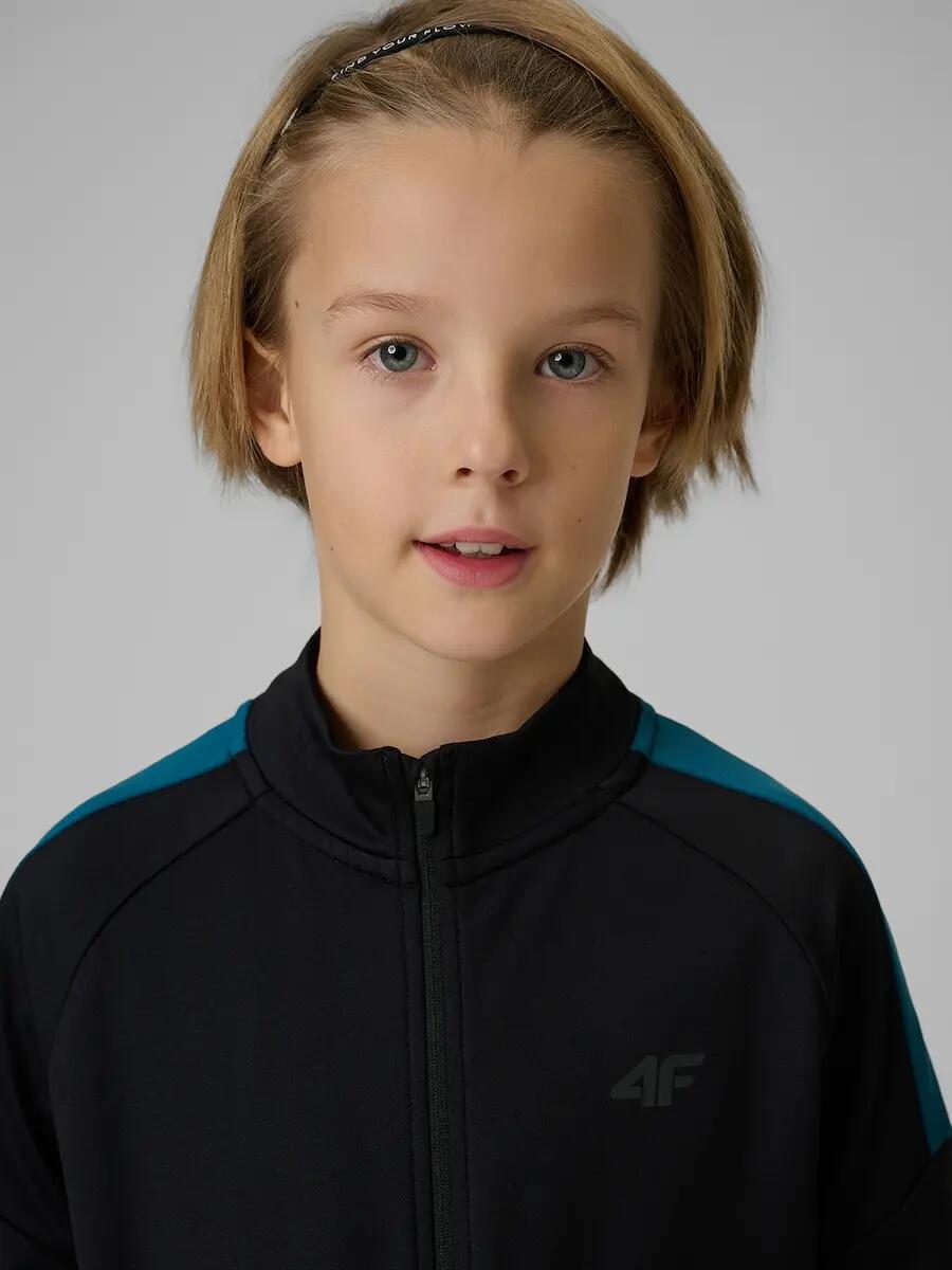 Bluza sportowa regular bez kaptura chłopięca 4F 4FJRSS26TFSWM0991 4/7