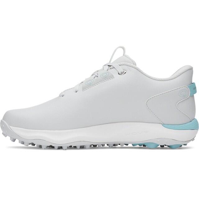 Chaussures de golf pour femmes Under Armour Drive Fade 2 SL, grises et bleues 2/5