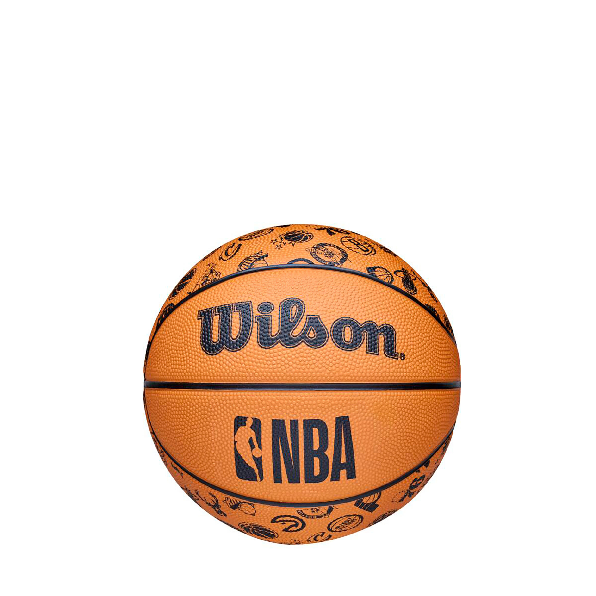 Wilson NBA Basketball All Team Orange/Black,  Gr. 3 1/5