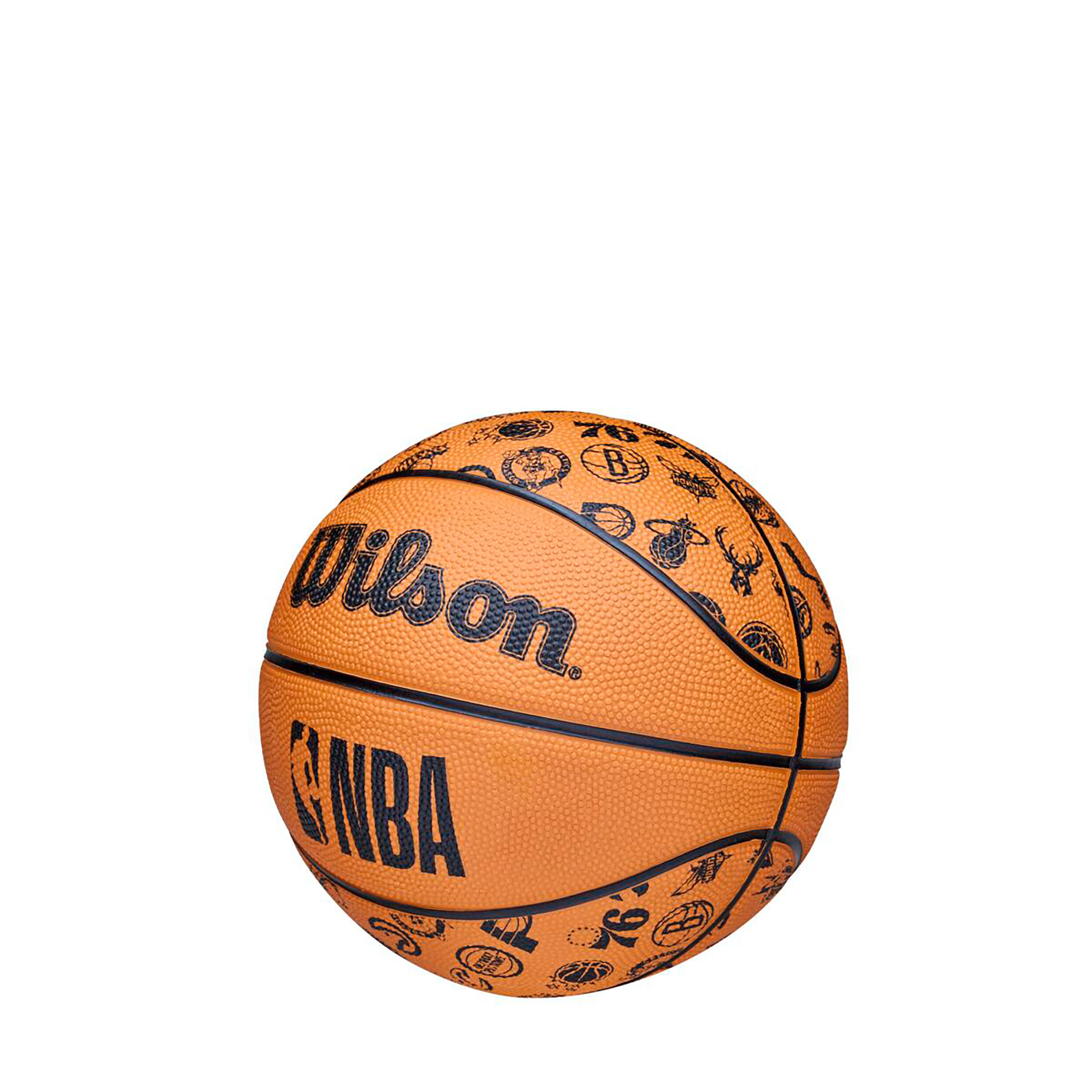 Wilson NBA Basketball All Team Orange/Black,  Gr. 3 5/5