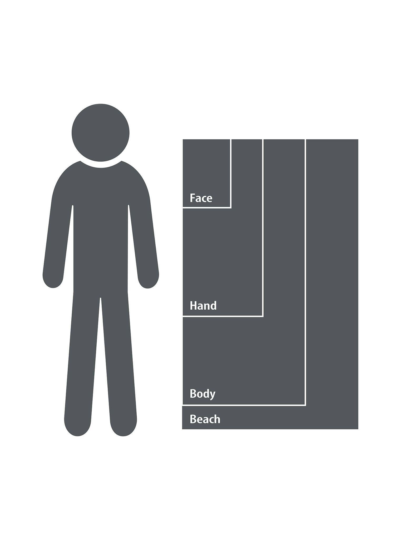 Ręcznik szybkoschnący PackTowl Luxe Body - midnight 2/3