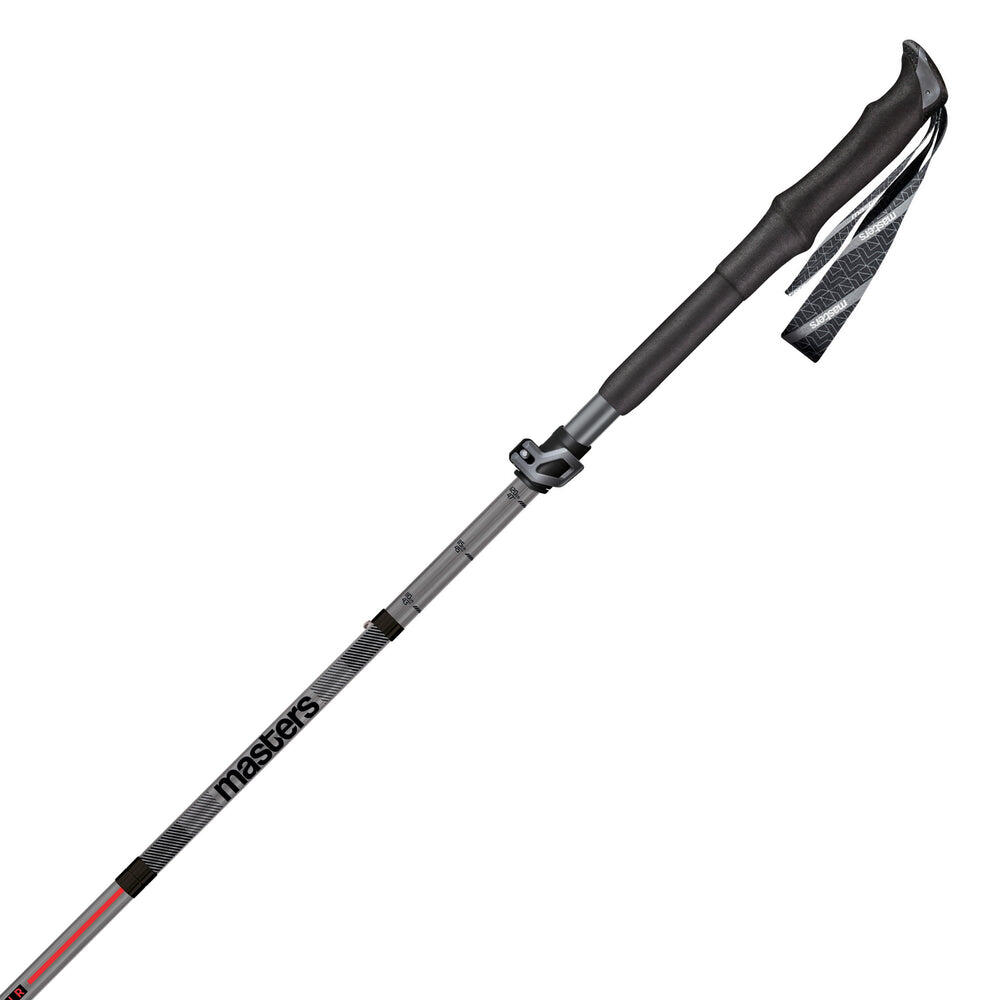Kije trekingowe Masters TREKKING POLE TRECIME TOUR ALUMINUM/RED uniwersalny 2/4