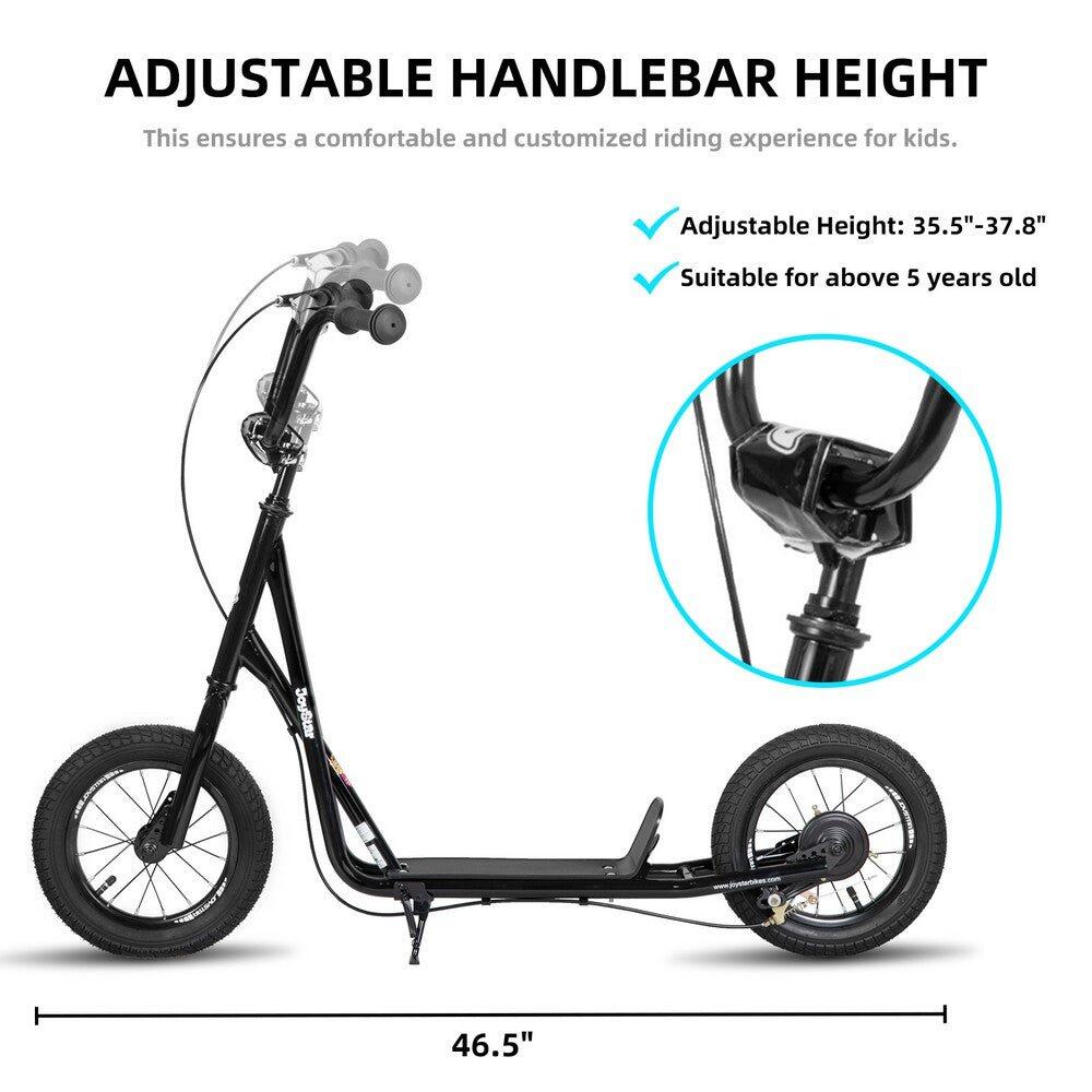 Kinderroller mit 12" Rädern und verstellbarem Lenker für jedes Alter 3/6