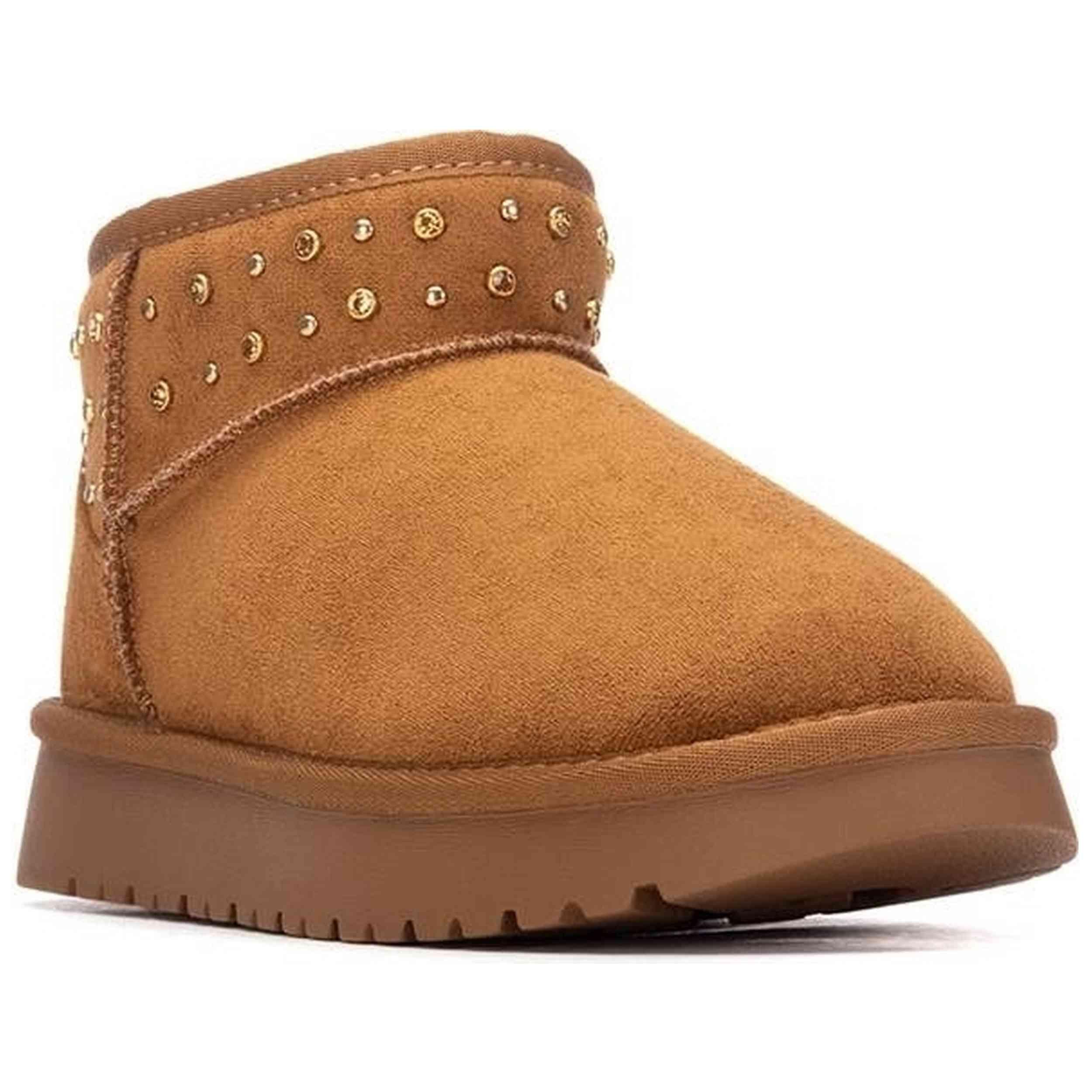 Bottes Xti modèle BOTIN SRA ANTELINA CAMEL pour femmes 2/4