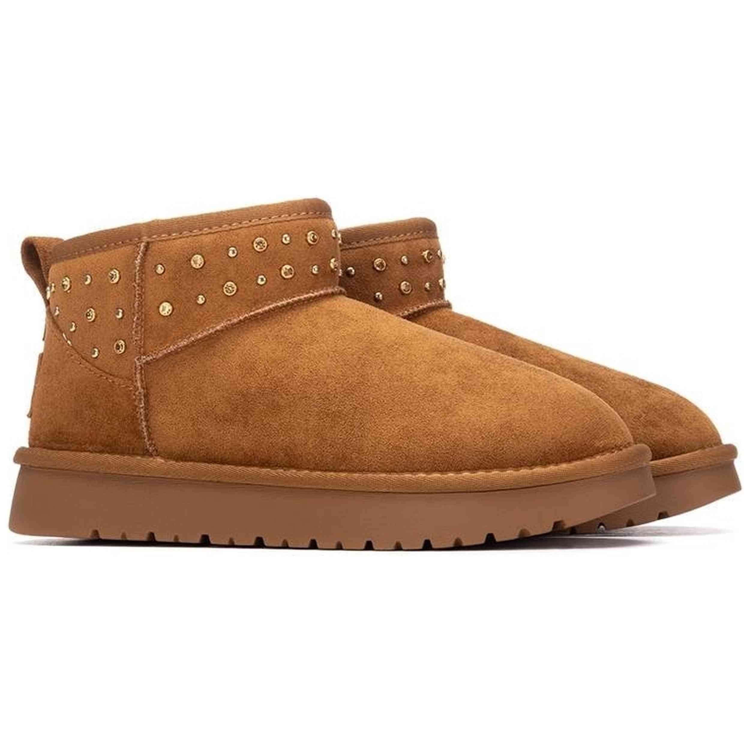 Bottes Xti modèle BOTIN SRA ANTELINA CAMEL pour femmes 4/4