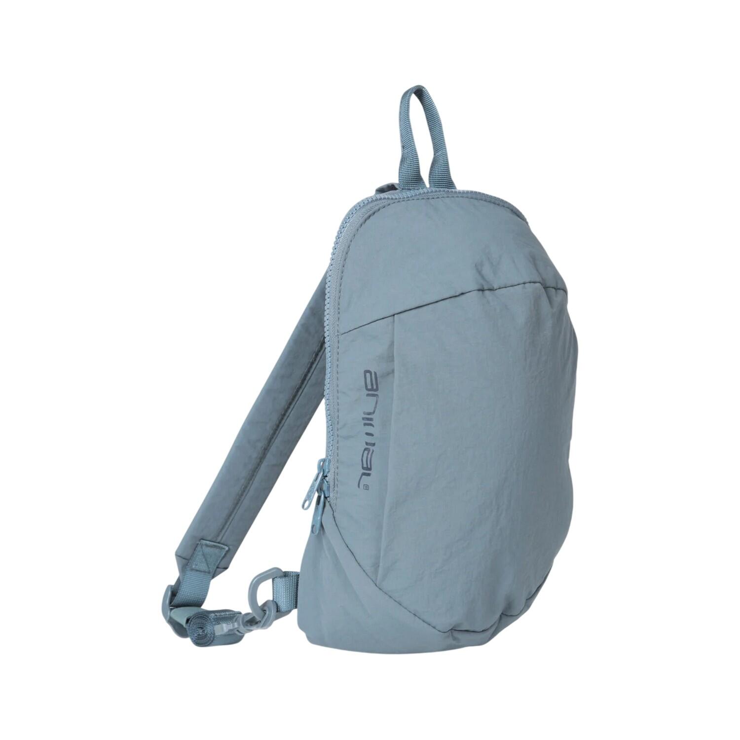 Schultertasche, Logo, 5l Damen und Herren Dunkelblau 3/4
