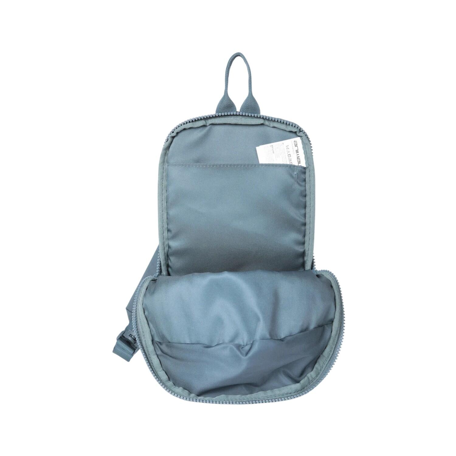 Schultertasche, Logo, 5l Damen und Herren Dunkelblau 4/4