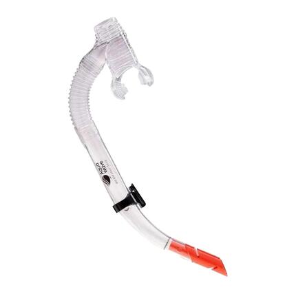Oxy" Schnorchel Damen und Herren Transparent/Orange Einheitsgröße