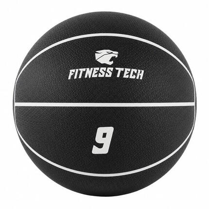 Ballon médicinal avec rebond 9 kg | Ballon Wall Ball Fitness Tech