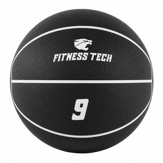 Ballon médicinal avec rebond 9 kg | Ballon Wall Ball Fitness Tech