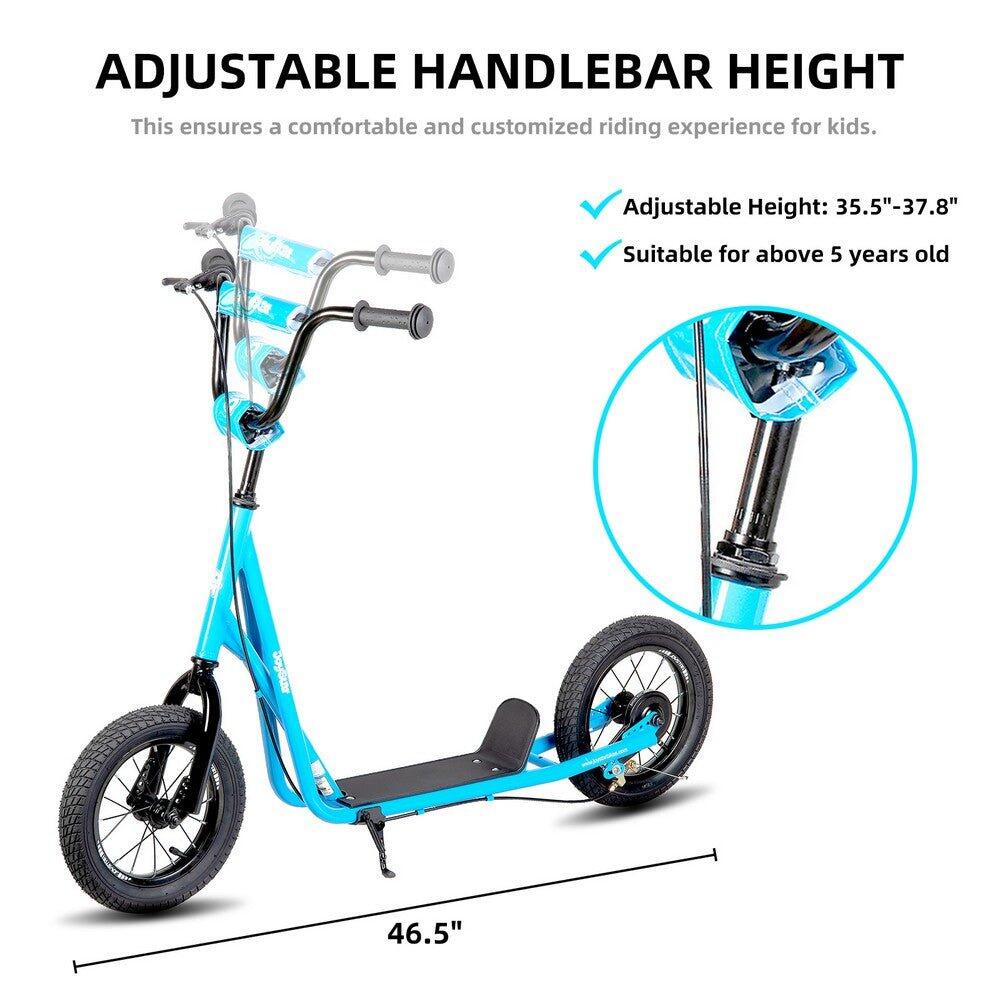 Kinderroller 12" Räder, verstellbarer Lenker, passend 5-9 Jahre 3/6
