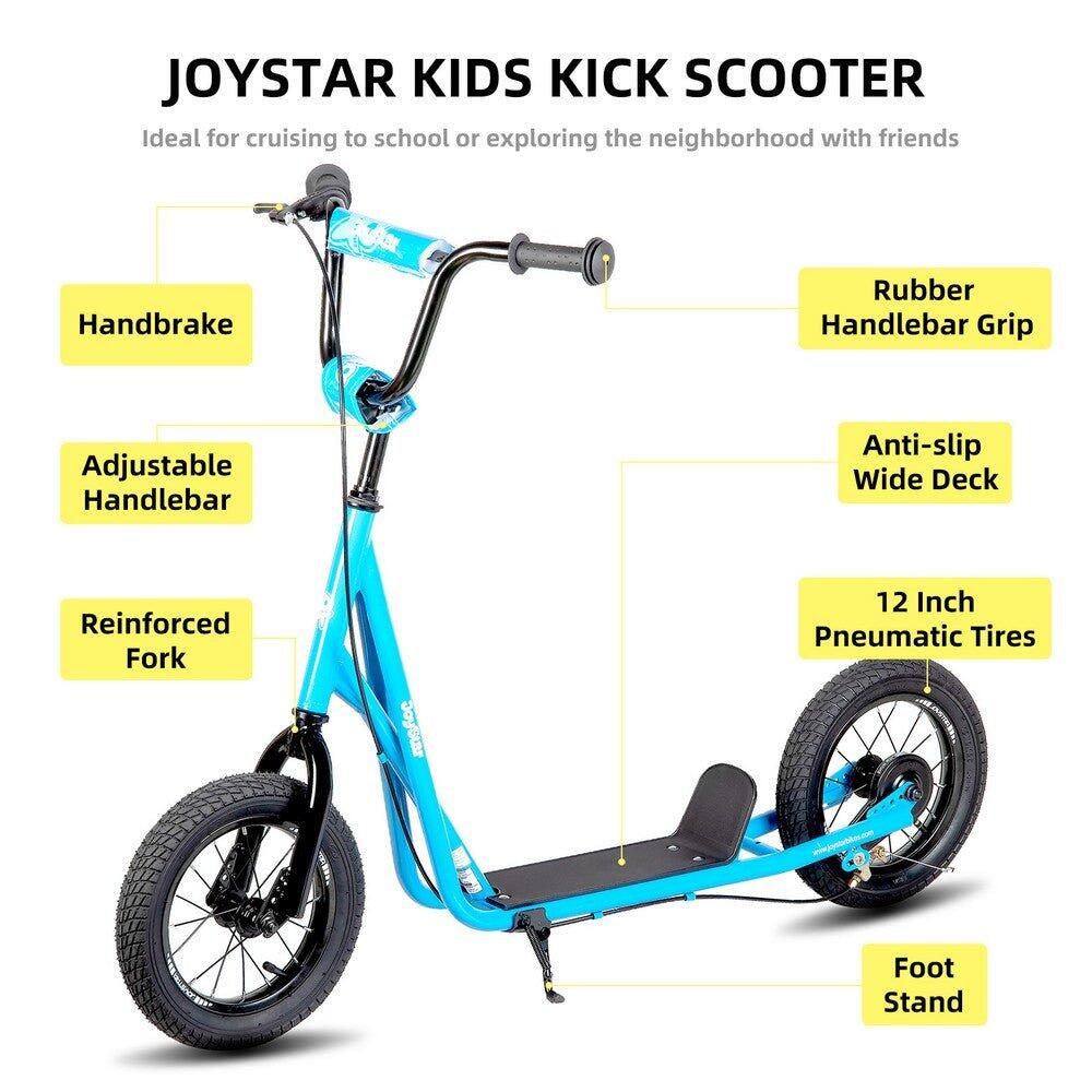 Kinderroller 12" Räder, verstellbarer Lenker, passend 5-9 Jahre 6/6