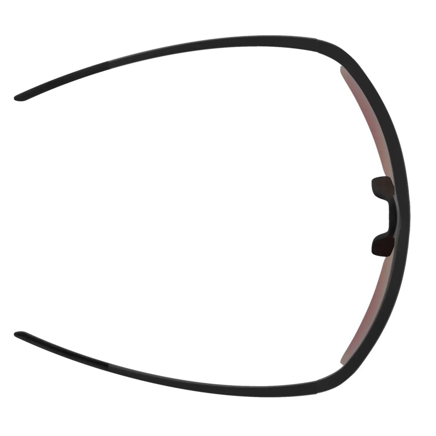 Olympic Sportswear Alpina Eagle Q-Lite sportbril, mat zwart, rode glazen 2/5