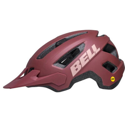 Bell nomad 2 mips junior fietshelm met vizier, bordeauxrood