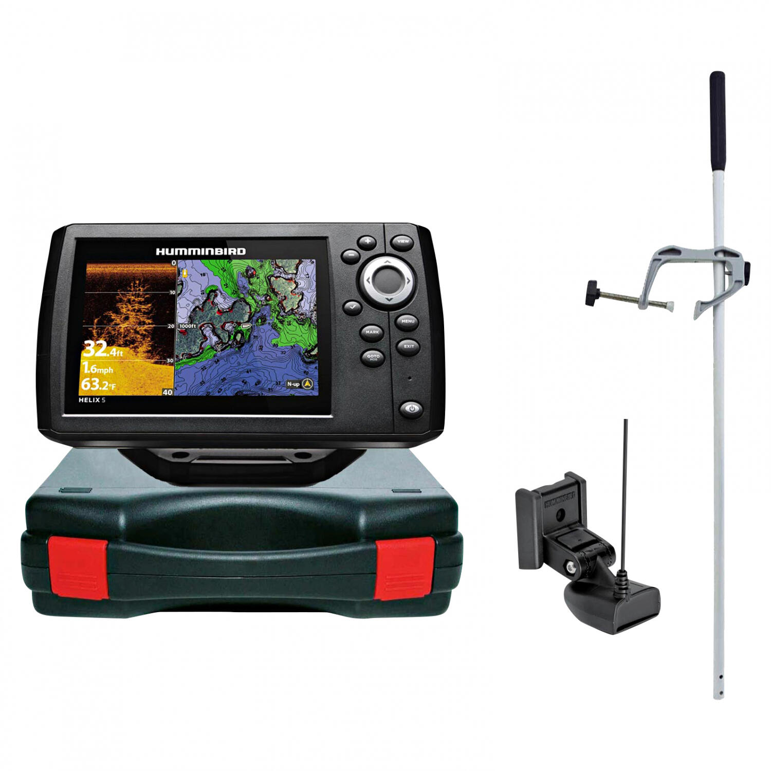 Humminbird Echolot Helix 5 CHIRP GPS DI G3 4/5