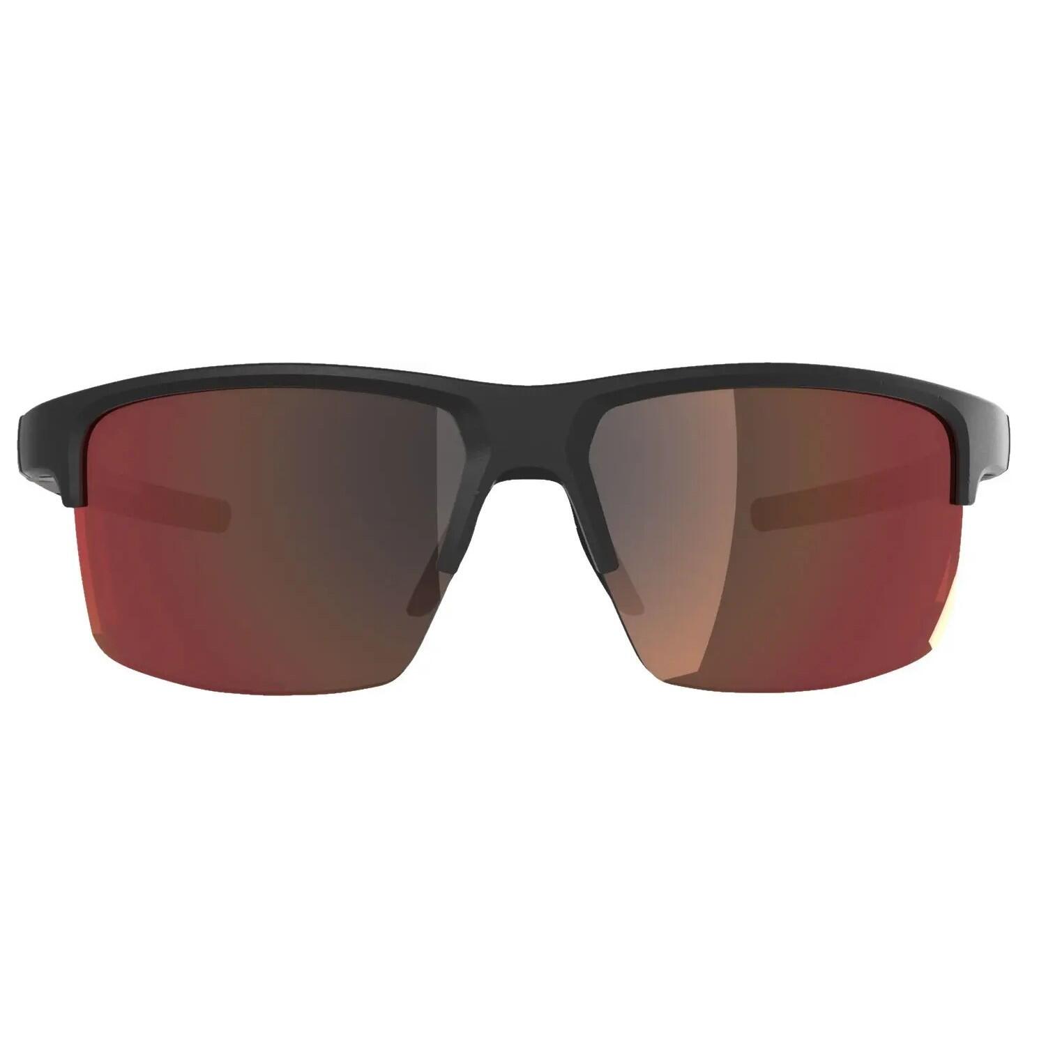 Olympic Sportswear Alpina Eagle Q-Lite sportbril, mat zwart, rode glazen 4/5