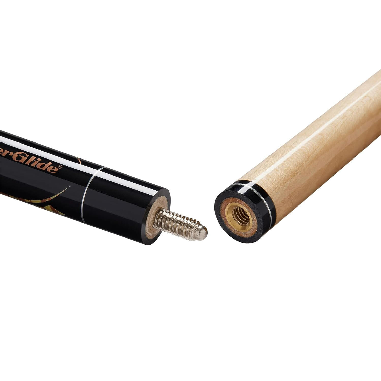 Stecca Da Biliardo 2 Pezzi PowerGlide Burner Nero Marrone Sabbia 2/3
