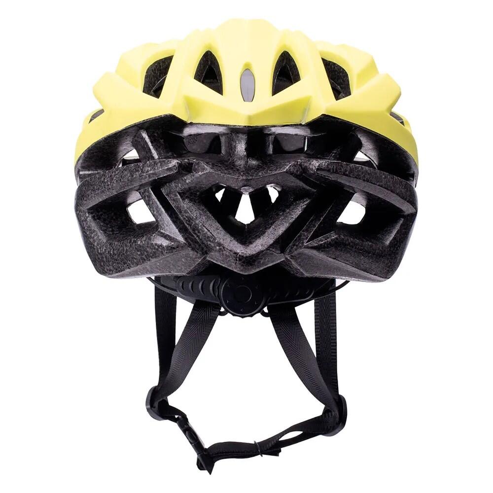 HerrenDamen Unisex Helm "Oleg" PVC, EPSSchaum Damen und Herren Limone/Schwarz 2/3