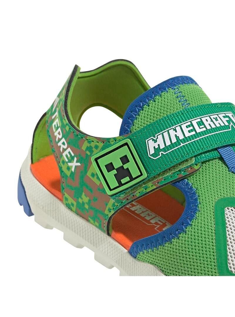 Sandales pour Enfant Adidas Terrex Minecraft Captain Toey Vert. 3/7