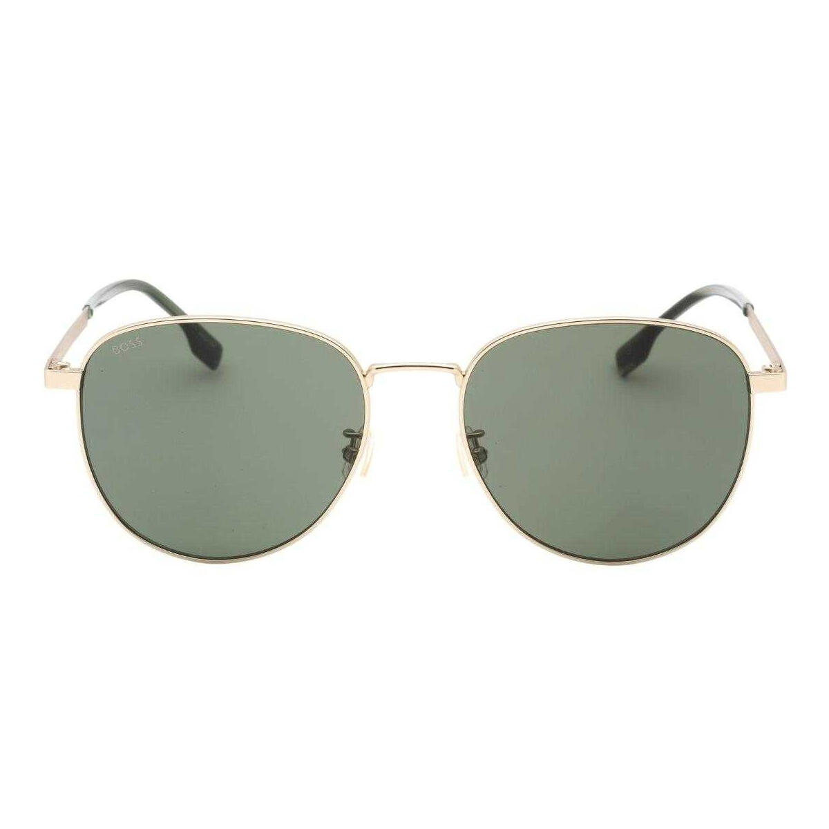 Mens 1536/F/S 0AOZ QT Sunglasses (Gold/Green) 2/2
