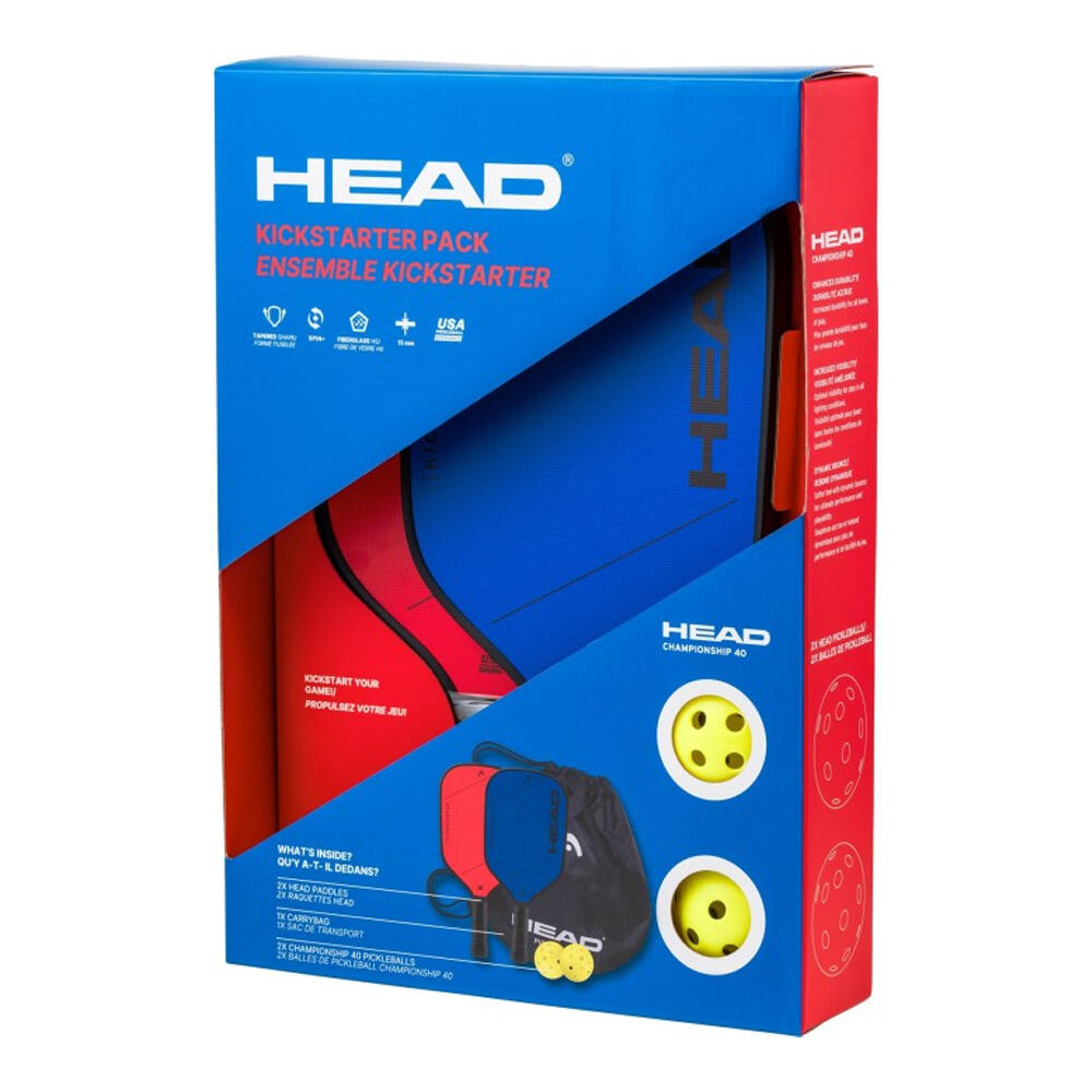 Racchetta Da Pickleball Set Head Kickstarter Rosso Blu Taglia Unica 2/2