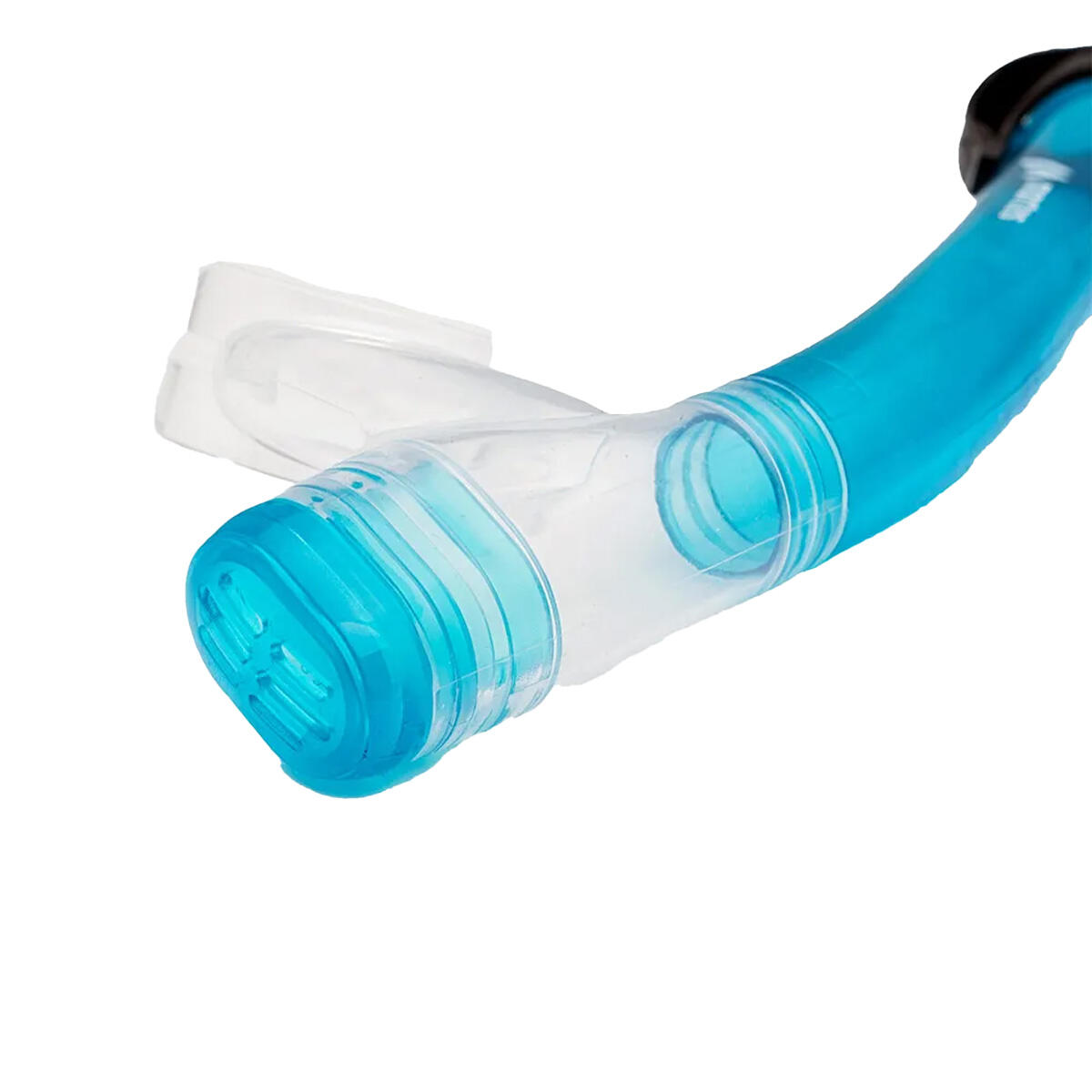 Vollgesichtsschnorchel "Ozzos" Damen und Herren Blau/Transparent Einheitsgröße 2/3